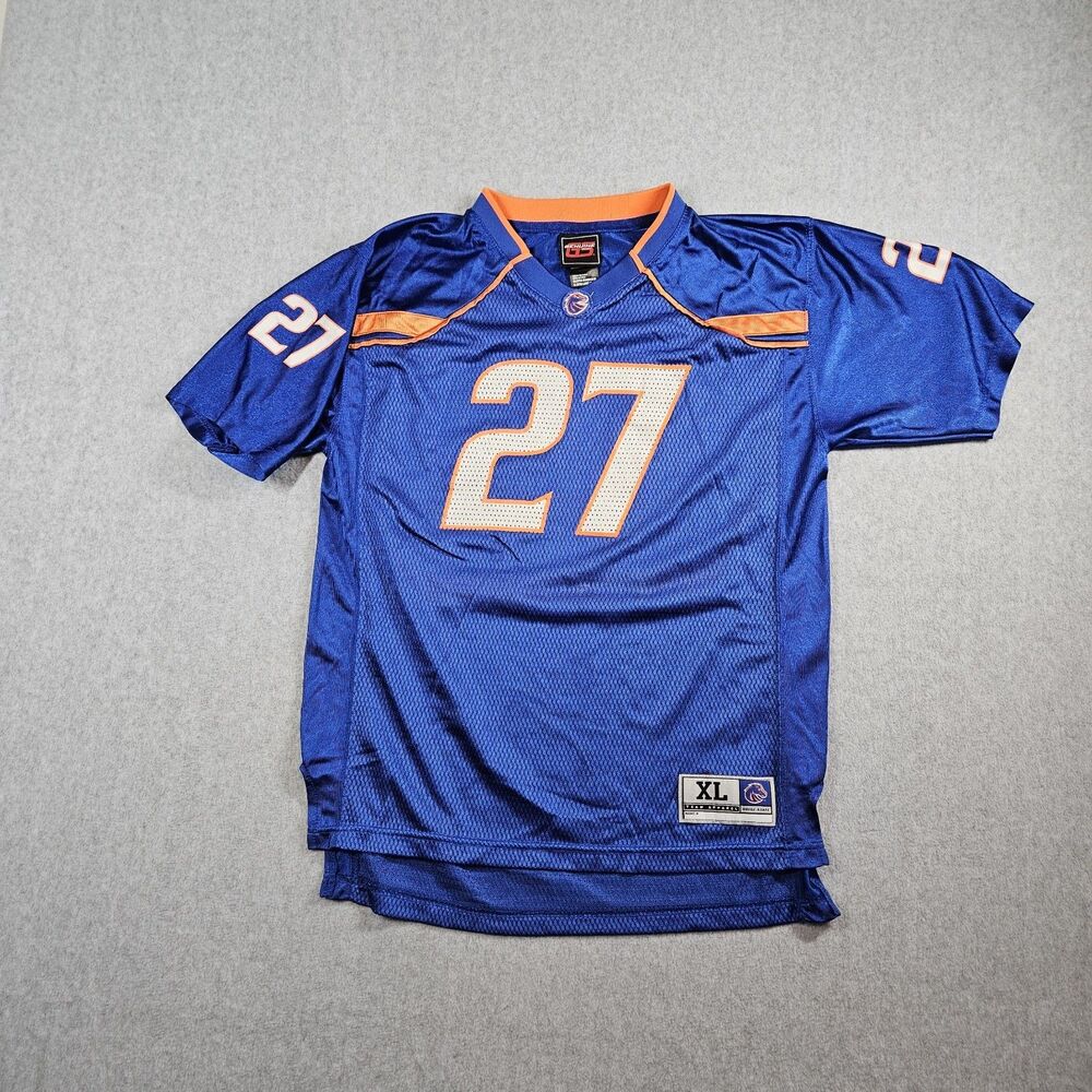 Boise State Broncos Jersey #27 BSU Football Blue NCAA Youth Size XL College